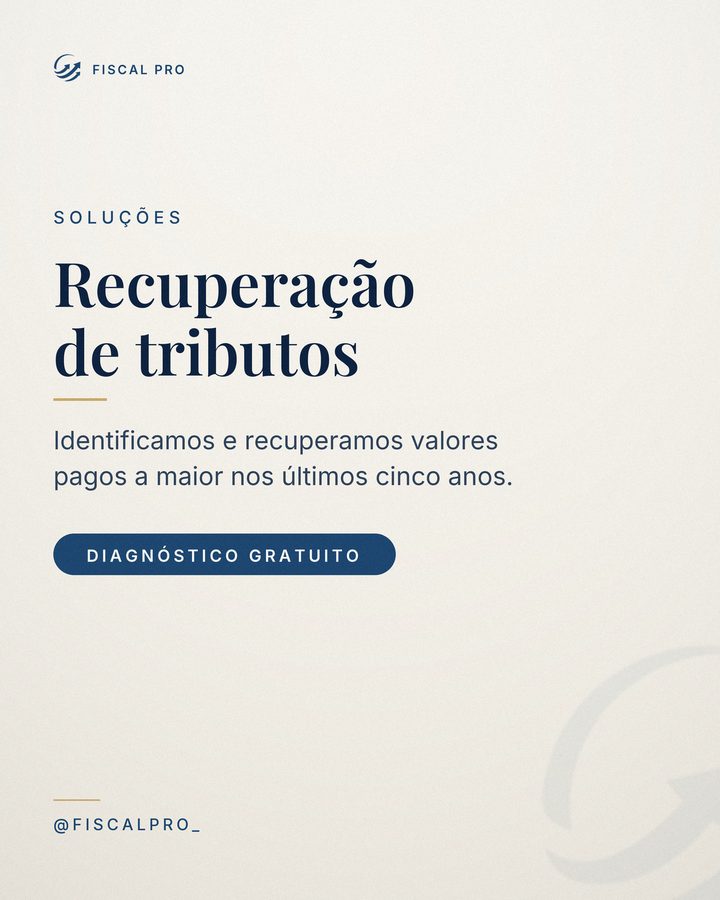 Post do serviço de recuperação de tributos