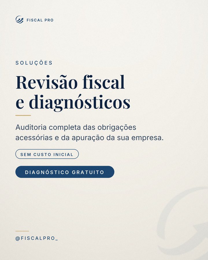 Revisão fiscal e diagnósticos